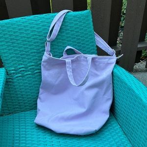 BAGGU Canvas Duck Bag in Lavender